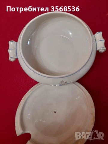 Порцеланов супник, снимка 4 - Прибори за хранене, готвене и сервиране - 52074083