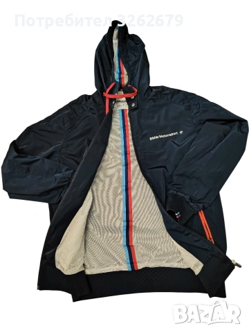BMW оригинална нова ветровка размер М , снимка 2 - Спортни дрехи, екипи - 53970506