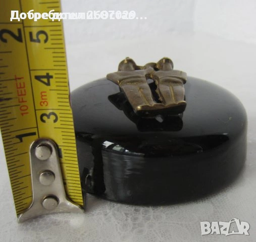 Преспапиета различни: Johnnie Walker Джони Уокър преспапие, заек зайче оникс фигура синьо стъкло, снимка 14 - Колекции - 34179801