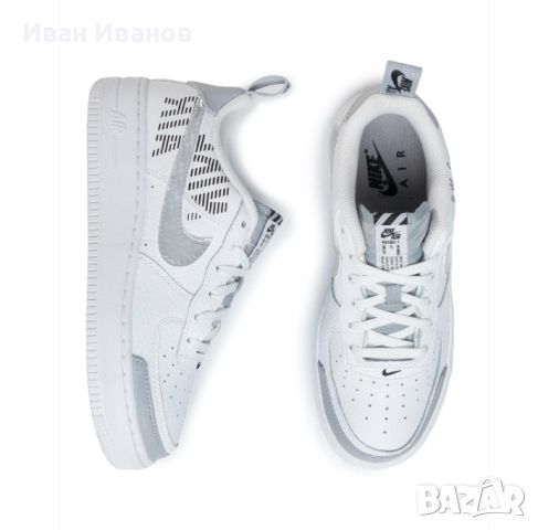 маратонки Nike Air Force 1 LV8 2 'White Wolf Grey' номер 37,5-38, снимка 4 - Маратонки - 46589596