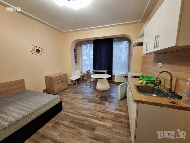 Топ място! Обзаведен 1 стаен апартамент Лозенец до метро Европейски съюз. тухла, юг