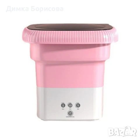 Мини сгъваема преносима пералня – 6.5 L, снимка 2 - Перални - 51155172
