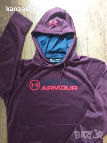 Under Armour Sweatshirts Fleece Hoodie - страхотно мъжко горнище С, снимка 3 - Спортни дрехи, екипи - 46146284