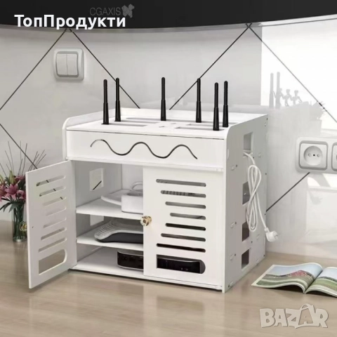 Органайзер шкаф за Wi-Fi рутер и кабели, снимка 2 - Шкафове - 52931874