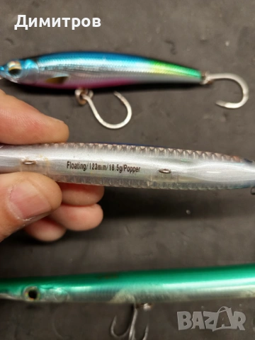Попери воблери примамки за морски риболов, снимка 17 - Такъми - 53927515
