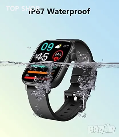 Нов Bluetooth Смарт часовник за Мъже Жени, 1.9 инча Водоустойчив, снимка 5 - Смарт гривни - 49622114