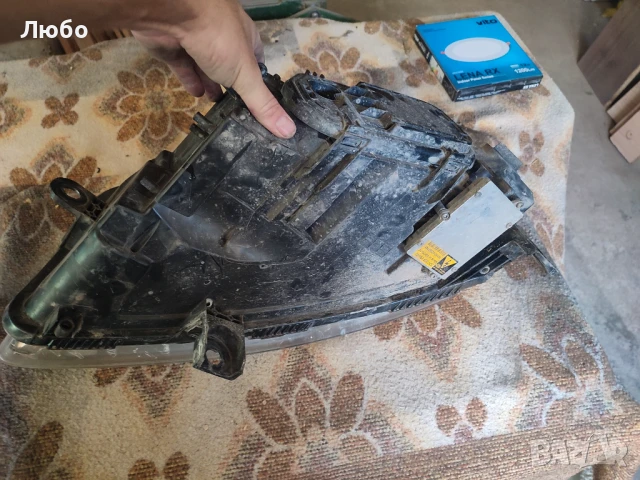 Десен фар биксенон без завиване за Ауди А6 ц6 4ф Audi A6 c6 4f, снимка 4 - Части - 50769951