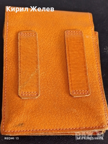 Винтидж кожена чантичка много красива перфектно състояние 50504, снимка 6 - Други ценни предмети - 51758005