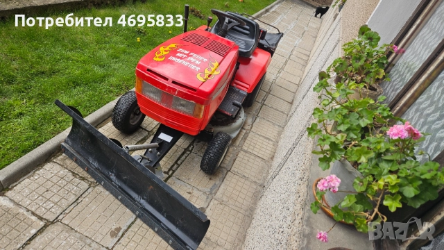 Трактор косачка със снегорин, снимка 6 - Градинска техника - 52953217