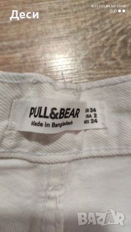 дънки с висока талия на Pull&Bear, снимка 5 - Къси панталони и бермуди - 46651837