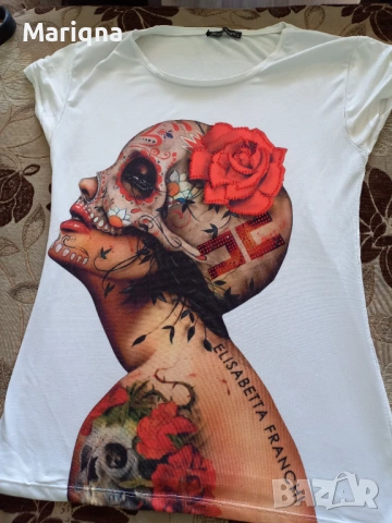 Дамска цветна тениска