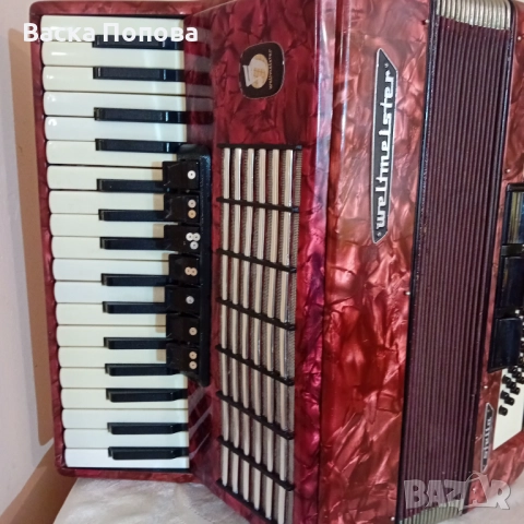 Акордеон Велтмайстер-стела 80 баса, снимка 2 - Акордеони - 52572494