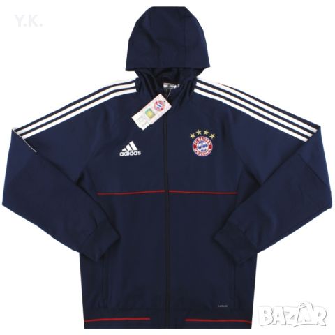 Оригинално мъжко горнище с качулка Adidas Climalite x F.C. Bayern Munchen, снимка 6 - Спортни дрехи, екипи - 45877141