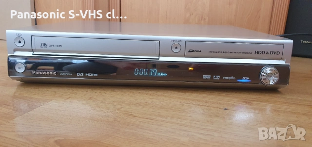 Panasonic DMR-EZ95 DVD/VHS/SD/HDD=250GB HD-1080+HDMI, снимка 5 - Плейъри, домашно кино, прожектори - 53787680