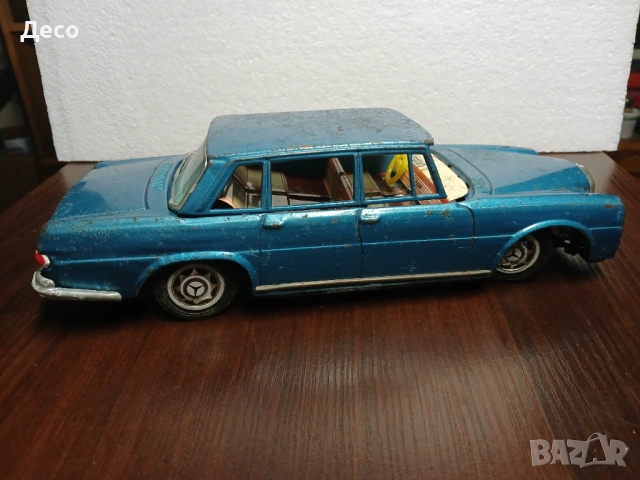 Стара японска ламаринена играчка Mercedes. , снимка 4 - Колекции - 54149506