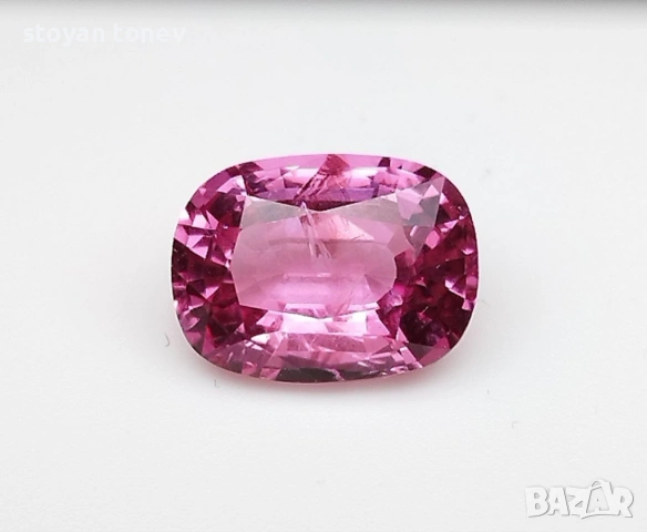 Зашеметяващ Vivid Hot Pink Шпинел – 3.14 каратов, нетретиран от Мианмар! Сертифициран! Нов!