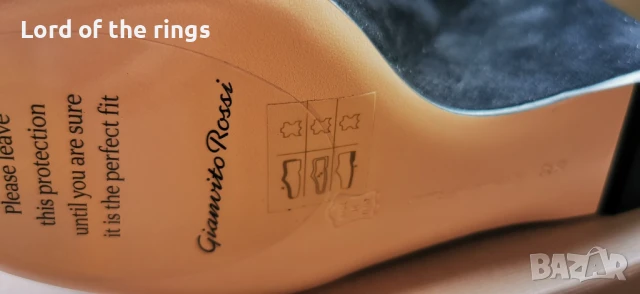 Оригинални маркови дамски обувки GIANVITO ROSSI - 37,5 номер, снимка 6 - Дамски елегантни обувки - 51235537