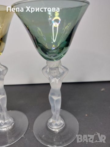 6 броя чаши за аперитив от висококачествен френски кристал Bayel., снимка 10 - Чаши - 45687097