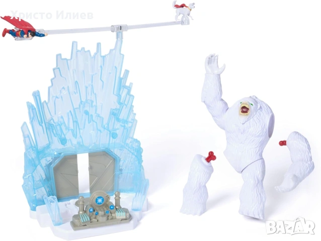Фигура Супермен и Йети DC Comics Superman Игрален комплект, снимка 4 - Фигурки - 53702209