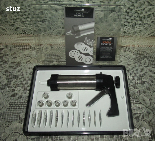 Английска кухненска преса за бисквити, сладки и гарниранеMaster class