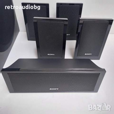 🔉Комплект 6 тонколони за домашно кино Sony SS-WS101, SS-TS102, SS-CT101 с кабели, комплект🔉, снимка 2 - Тонколони - 52514165