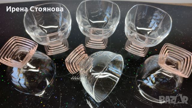 Комплект 6 чаши Nabucco Crystal Glass,  Bormioli Rocco Италия, дизайн R. Licenziato Monti. 