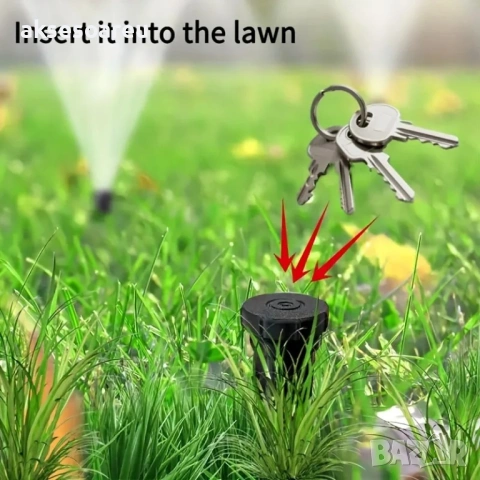 Скривател за ключове за градина реалистичен подземен сейф тип поливна система здрава пластмаса, снимка 16 - Кутии за съхранение - 53873648