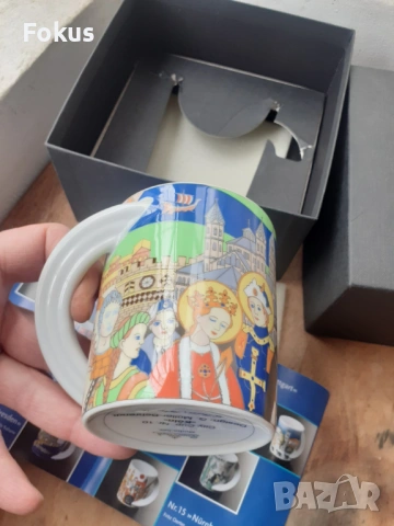 Колекционерска чаша порцелан - Rosenthal с кутия и книжка, снимка 3 - Антикварни и старинни предмети - 53500047