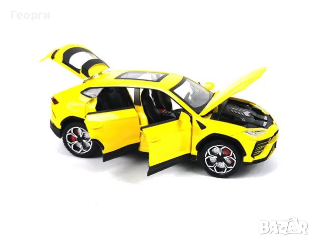 Метален джип Lamborghini Urus – Пушек, звук и светлина, снимка 4 - Колекции - 48771892