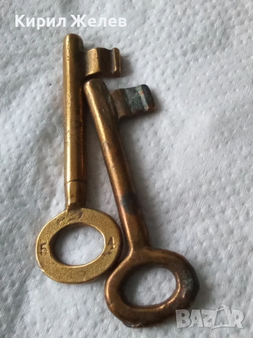 Два стари ключа 52877, снимка 4 - Антикварни и старинни предмети - 52891225