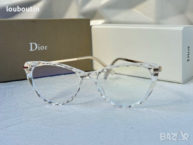 Dior диамант очила за компютър диоптрични рамки.прозрачни слънчеви, снимка 6 - Слънчеви и диоптрични очила - 45209214