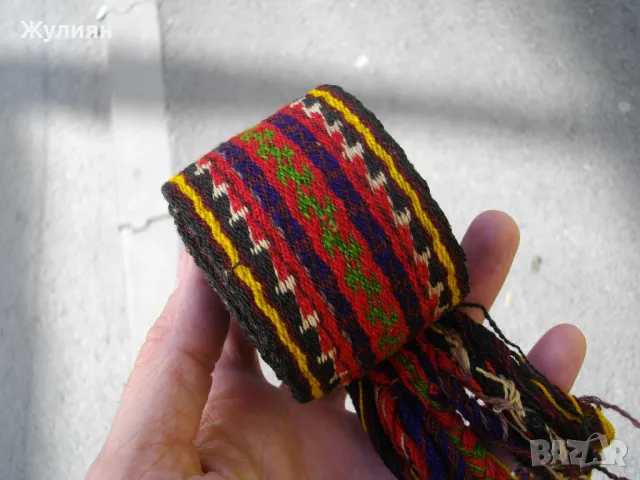 СТАР ТЪКАН КОЛАН ЗА ПАФТИ НОСИЯ , снимка 7 - Антикварни и старинни предмети - 50097333