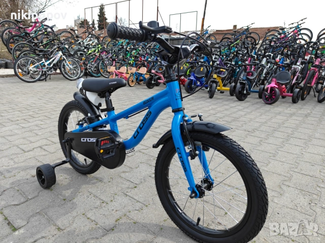 CROSS Алуминиев велосипед 16" BOXER син, снимка 5 - Велосипеди - 53922836