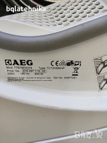 8кг сушилня термопомпа AEG t 7678exih4, снимка 6 - Сушилни - 47367539