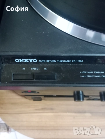 грамофон ONKYO аuto peturn ср 1116 А, снимка 5 - Грамофони - 53961550
