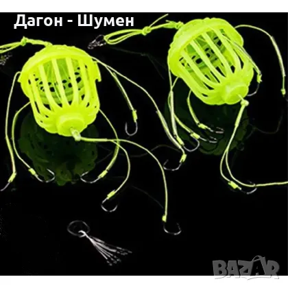 Готов монтаж за толстолоб - 2 броя в кутия, снимка 5 - Такъми - 36253044