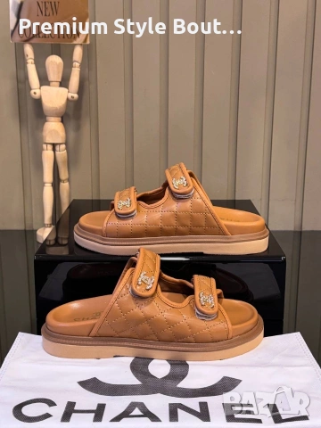 чехли chanel , снимка 4 - Чехли - 54174451