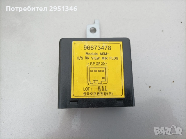 Модул Ел огледала Шавролет Каптива Chevrolet Captiva 96673478