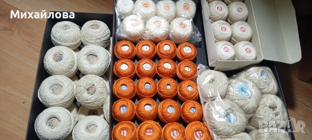 Котон кроше, Перле и „Жулиета“ от 20 гр. и 50 гр., снимка 3 - Гоблени - 46342743