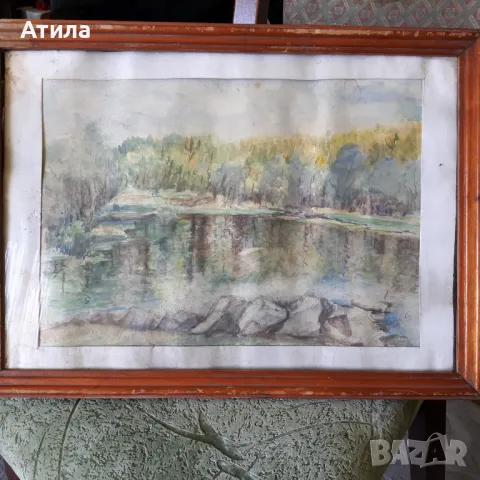 картина акварел 50/37 см