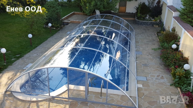 Телескопични Покрития за Басейни без Релсов Път