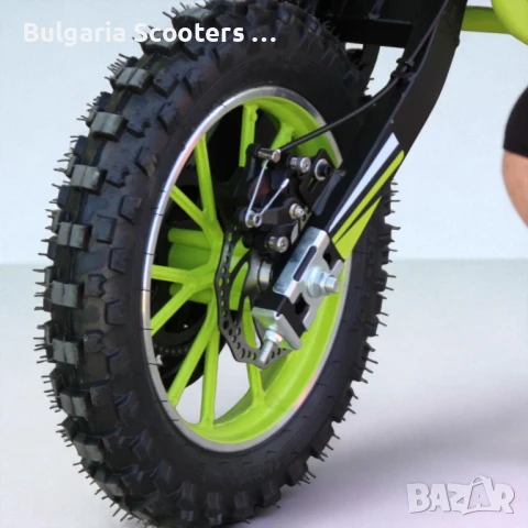 Детски бензинов кросов мотор MaxMotors MX SPORT 49CC - Green, снимка 5 - Мотоциклети и мототехника - 51269835