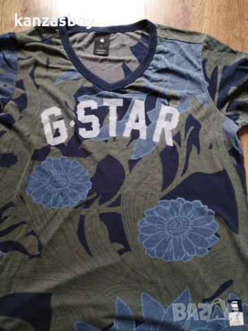 g-star - страхотна дамска тениска КАТО НОВА L, снимка 2 - Тениски - 53910348