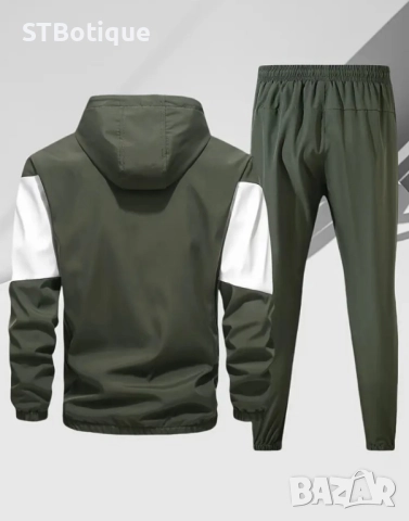 💥 Топ Обява – STBoutique💥 🧥 Мъжки спортен комплект от 2 части – яке с качулка и панталон , снимка 10 - Спортни дрехи, екипи - 52132926