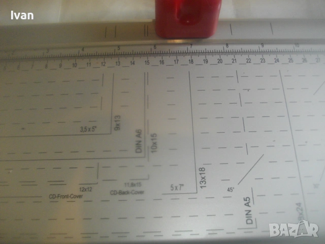 НОВ Немски оригинален РОЛКОВ НОЖ ЗА РЯЗАНЕ НА ХАРТИЯ до 32 см А 4 ROLL CAT РЕЗАЧКА ТРИМЕР, снимка 9 - Други инструменти - 54033969
