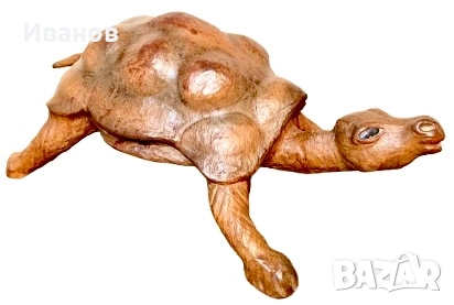 Топ ЦЕНА - 100€. НОВА - Ръчно Изработена Костенурка от Естествена Кожа , снимка 8 - Антикварни и старинни предмети - 51959483