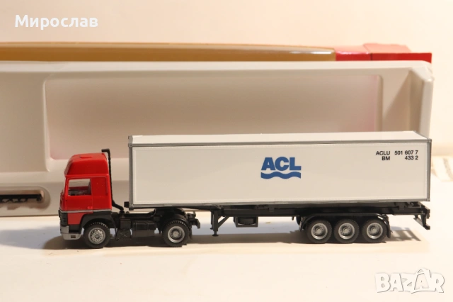 HERPA H0 1/87 RENAULT TURBO ВЛЕКАЧ КАМИОН МОДЕЛ КОЛИЧКА, снимка 3 - Колекции - 53669855