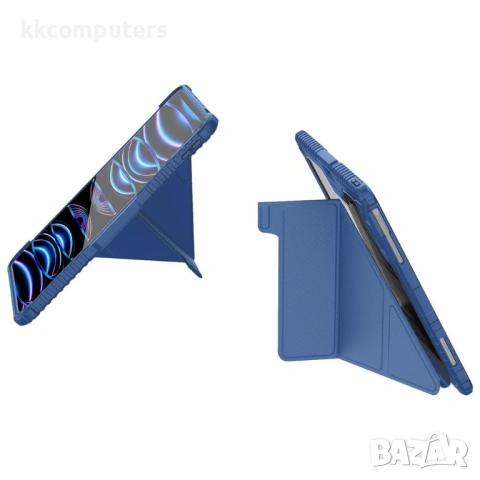 NILLKIN Bumper Leather Case Pro калъф за for iPad Pro 13 (2025) / 13 (2024) със слайд капак за камер, снимка 3 - Калъфи, кейсове - 53190360