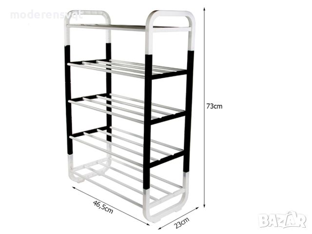 Рафт за обувки шкаф с 5 реда, снимка 6 - Други - 46610374