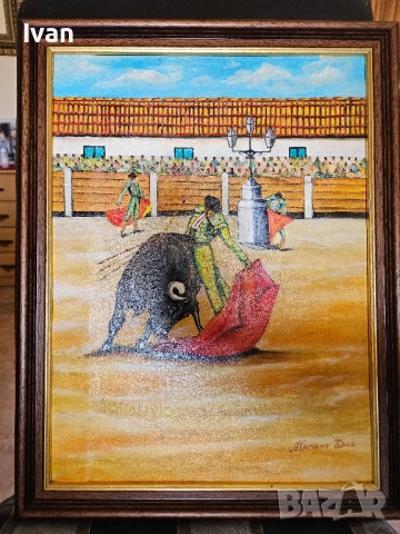 Маслени картини рисувани на пано , снимка 9 - Картини - 51213756